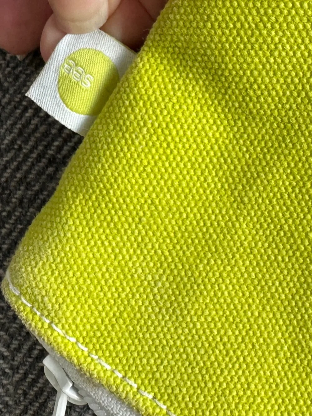 NWOT, SEE DESIGN, COLORFUL COTTON CANVAS, ZIPPERED POUCH